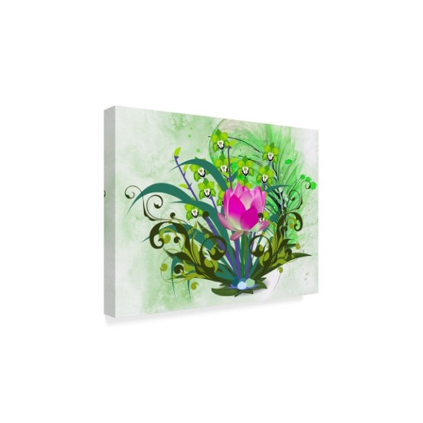 Ata Alishahi 'Flowers Design 3' Canvas Art,35x47